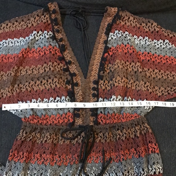 Eva Mendes For New York & Company Maxi Swim Dress Cover Up Earth Tones-Size XS - Picture 9 of 11